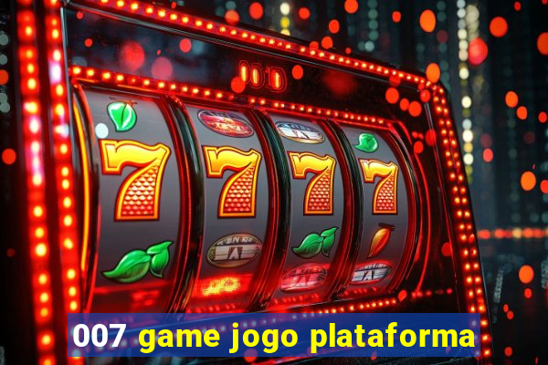 007 game jogo plataforma