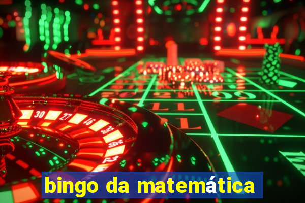 bingo da matemática