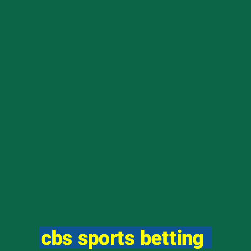 cbs sports betting