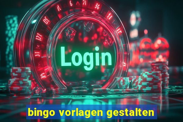 bingo vorlagen gestalten