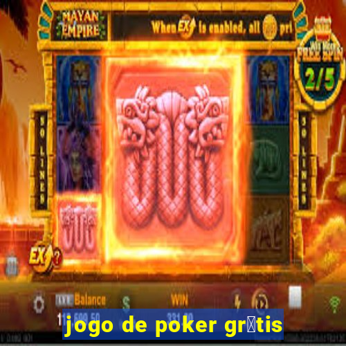 jogo de poker gr谩tis