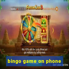 bingo game on phone