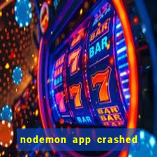 nodemon app crashed waiting for file changes before starting