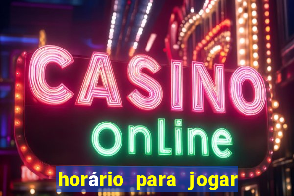 horário para jogar fortune rabbitCommercial