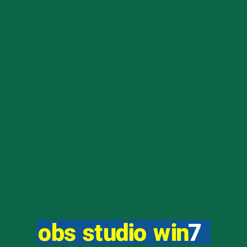 obs studio win7