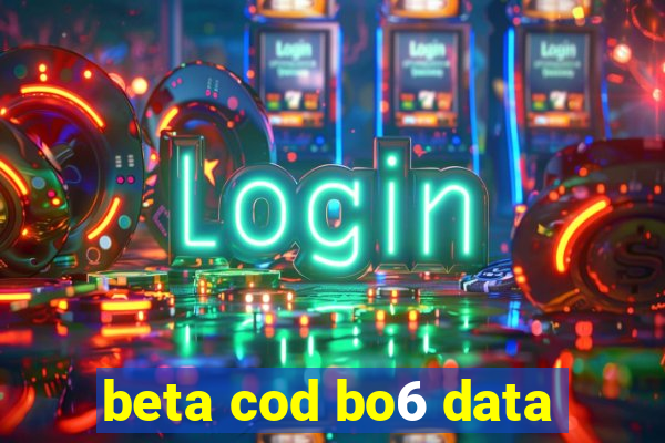 beta cod bo6 data