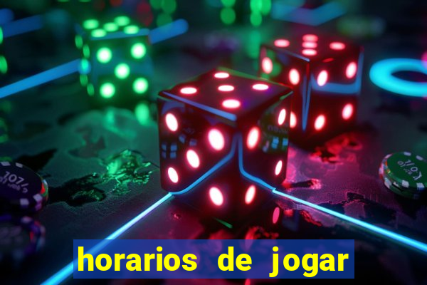 horarios de jogar no fortune tiger