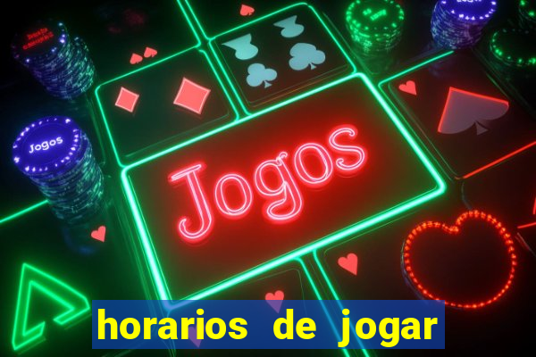 horarios de jogar no fortune tiger