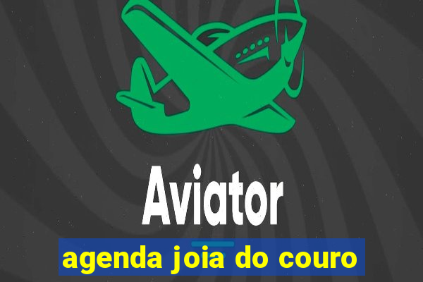 agenda joia do couro