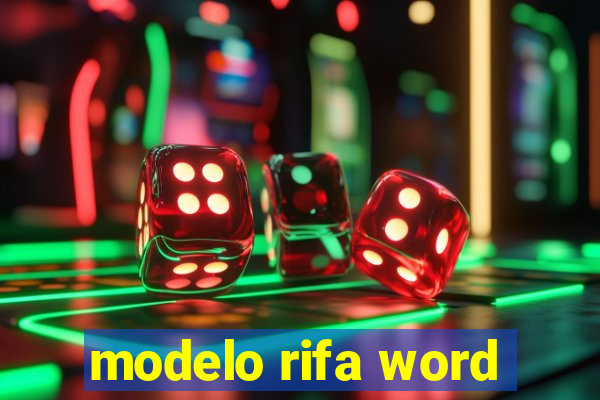 modelo rifa word