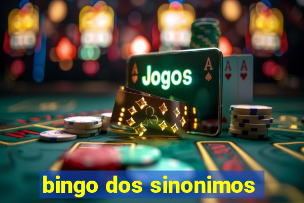 bingo dos sinonimos