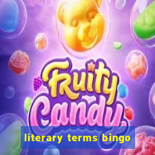 literary terms bingo