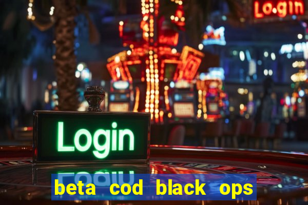 beta cod black ops 6 data