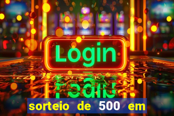 sorteio de 500 em cash toda segunda feira novibet