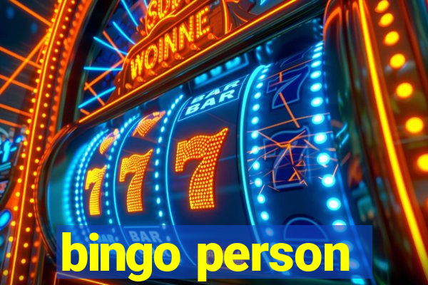 bingo person