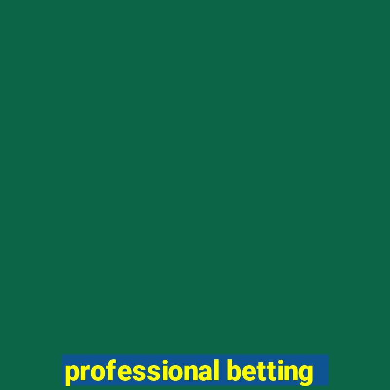 professional betting