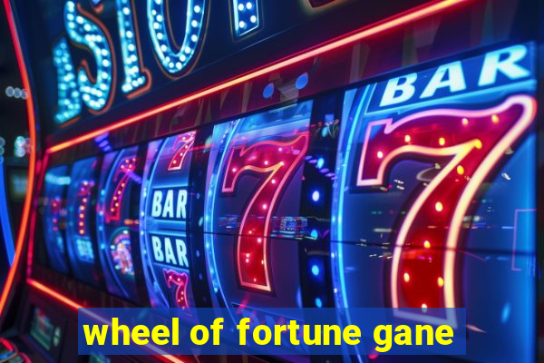 wheel of fortune gane