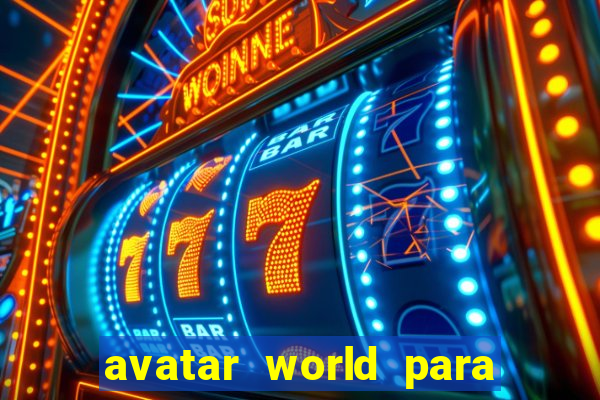 avatar world para colorir e imprimir