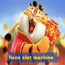 lions slot machine