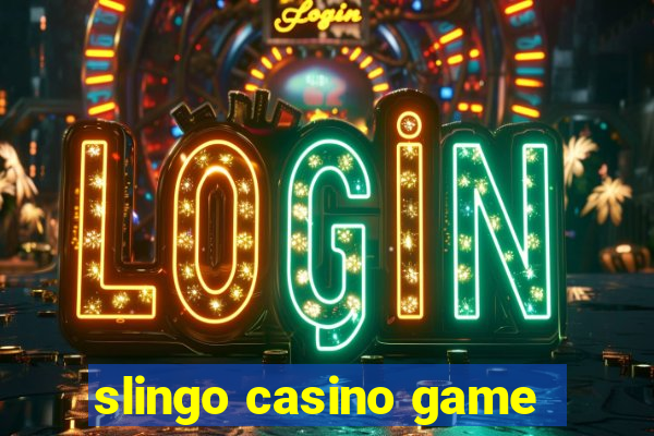 slingo casino game