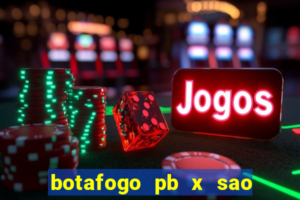 botafogo pb x sao jose palpite