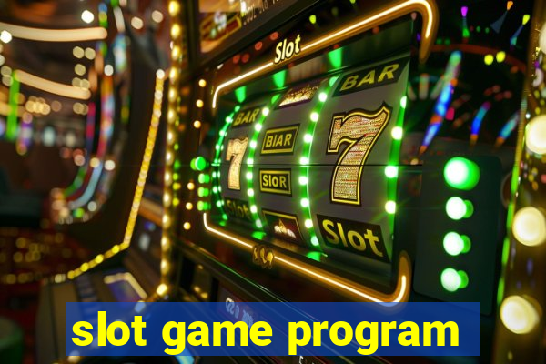 slot game program