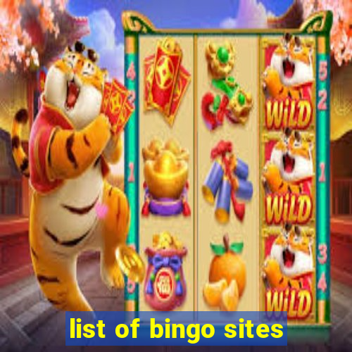 list of bingo sites