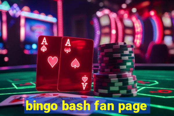 bingo bash fan page