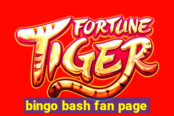 bingo bash fan page