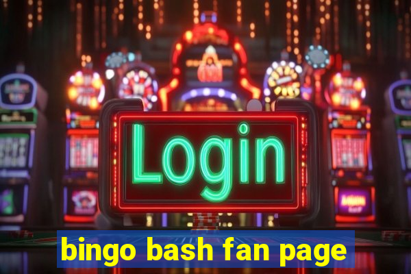 bingo bash fan page