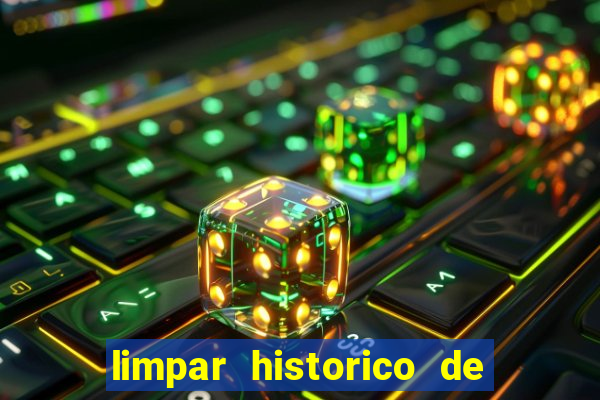 limpar historico de apostas bet365