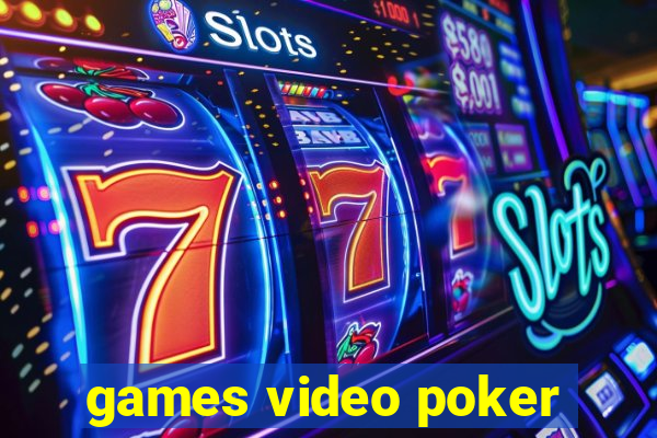 games video poker