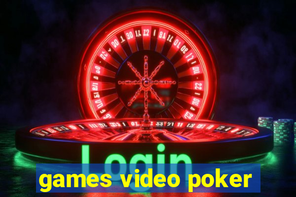 games video poker