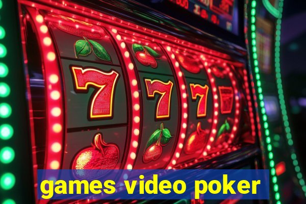 games video poker