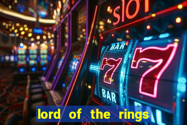 lord of the rings slot machine