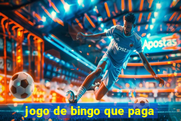 jogo de bingo que paga