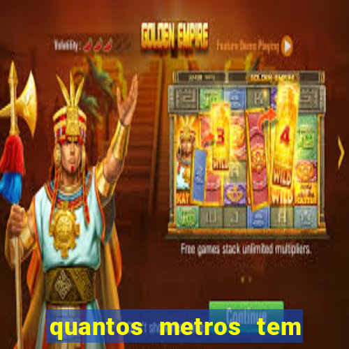 quantos metros tem o elevador do beto carrero