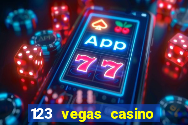 123 vegas casino login page