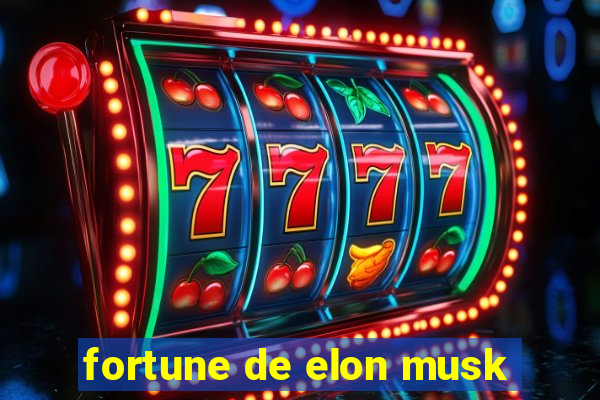 fortune de elon musk