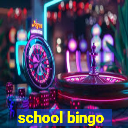 school bingo