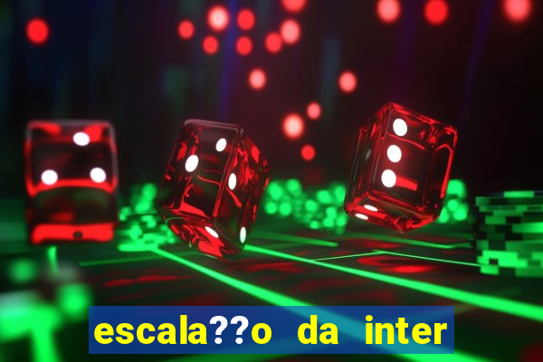 escala??o da inter de mil?o hoje