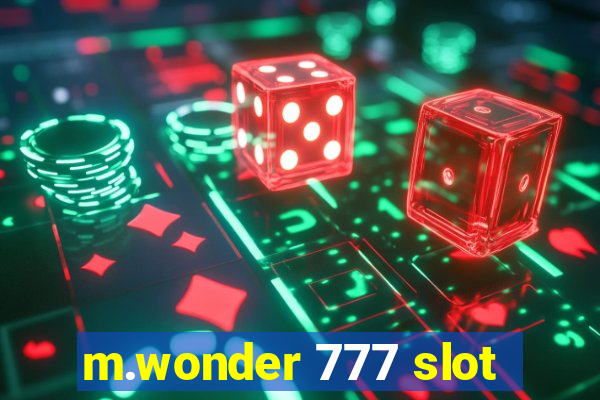 m.wonder 777 slot