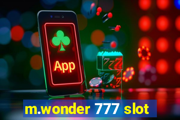 m.wonder 777 slot