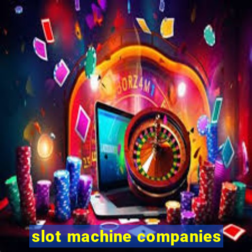 slot machine companies