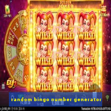 random bingo number generator