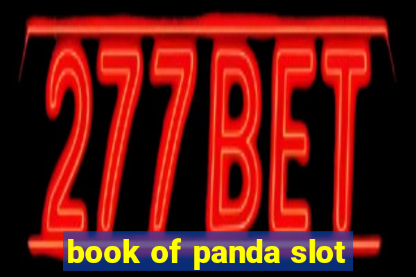 book of panda slot