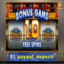 $1 paypal deposit casino nz real money