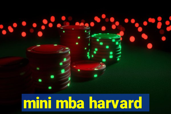 mini mba harvard