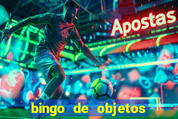 bingo de objetos para imprimir