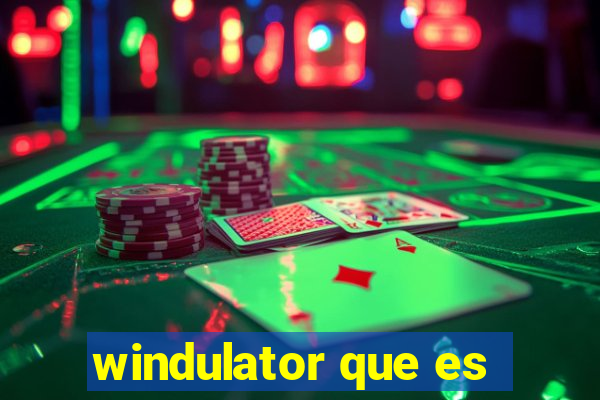 windulator que es